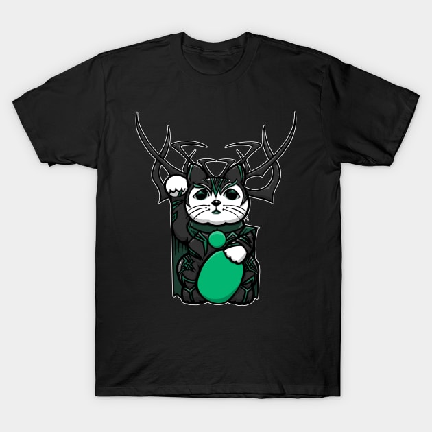 Hela Lucky cat T-Shirt by yayzus